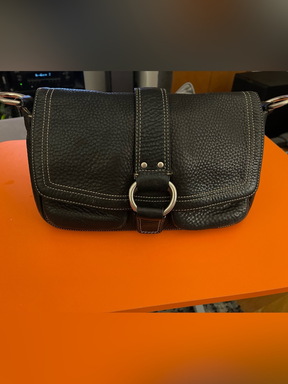 Coach Chelsea black leather purse